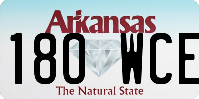 AR license plate 180WCE