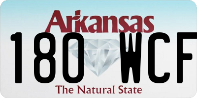 AR license plate 180WCF