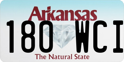 AR license plate 180WCI