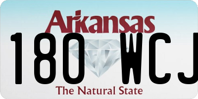 AR license plate 180WCJ