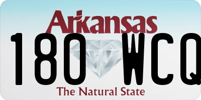 AR license plate 180WCQ