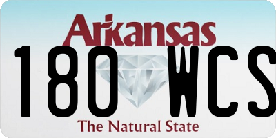 AR license plate 180WCS