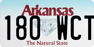 AR license plate 180WCT
