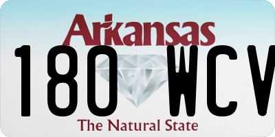 AR license plate 180WCV