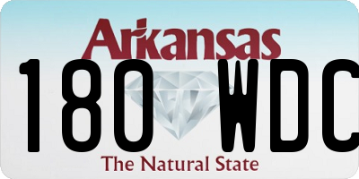 AR license plate 180WDC