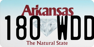 AR license plate 180WDD