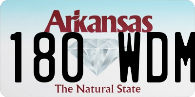 AR license plate 180WDM