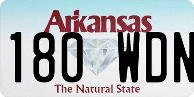 AR license plate 180WDN