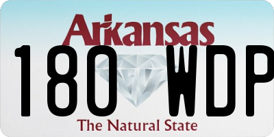 AR license plate 180WDP