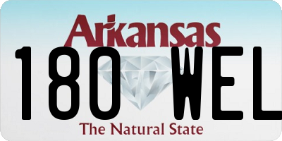 AR license plate 180WEL