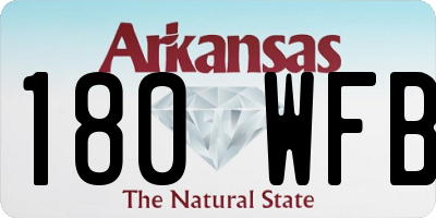 AR license plate 180WFB