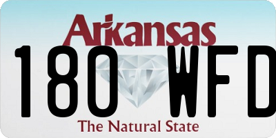 AR license plate 180WFD