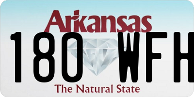 AR license plate 180WFH