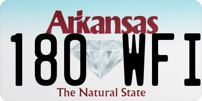 AR license plate 180WFI