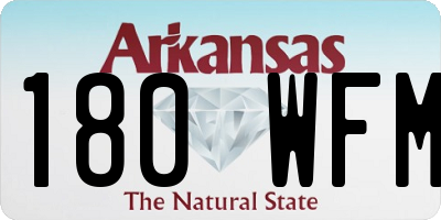 AR license plate 180WFM