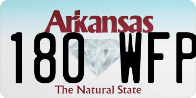 AR license plate 180WFP
