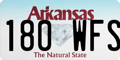AR license plate 180WFS