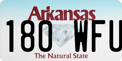 AR license plate 180WFU