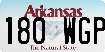 AR license plate 180WGP