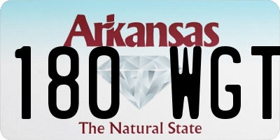 AR license plate 180WGT