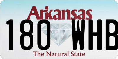 AR license plate 180WHB