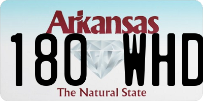 AR license plate 180WHD