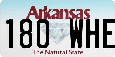 AR license plate 180WHE