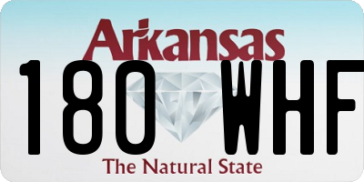 AR license plate 180WHF
