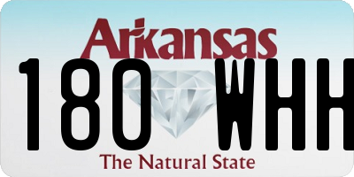 AR license plate 180WHH