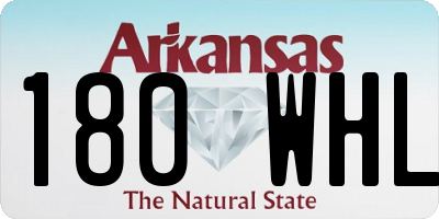 AR license plate 180WHL