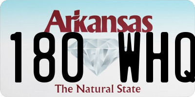 AR license plate 180WHQ