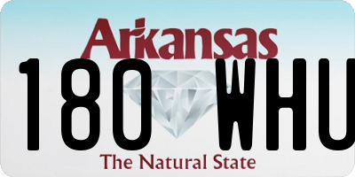 AR license plate 180WHU