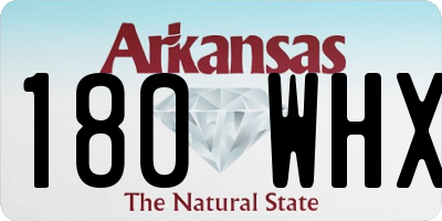 AR license plate 180WHX