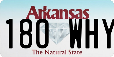 AR license plate 180WHY