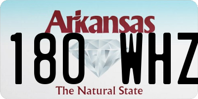 AR license plate 180WHZ
