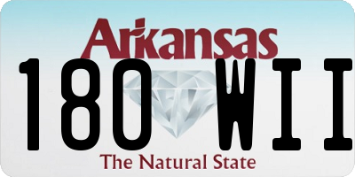 AR license plate 180WII