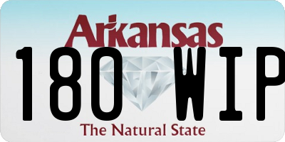 AR license plate 180WIP