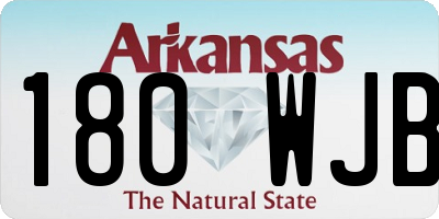 AR license plate 180WJB