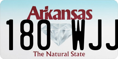 AR license plate 180WJJ