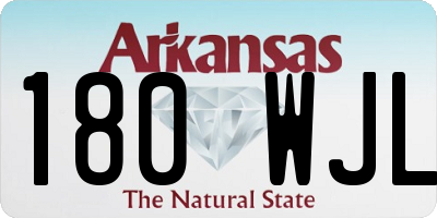 AR license plate 180WJL