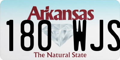 AR license plate 180WJS