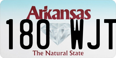 AR license plate 180WJT