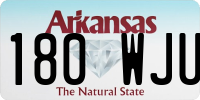 AR license plate 180WJU