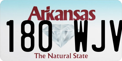 AR license plate 180WJV