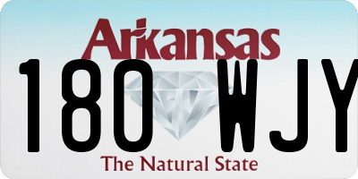 AR license plate 180WJY