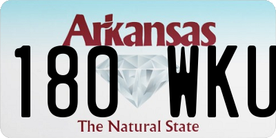 AR license plate 180WKU