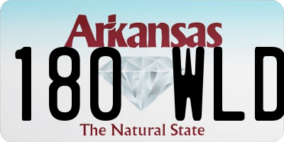 AR license plate 180WLD