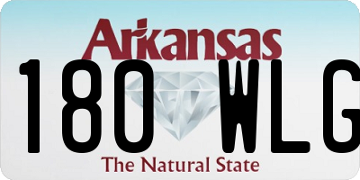 AR license plate 180WLG