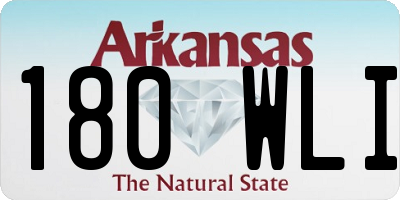 AR license plate 180WLI