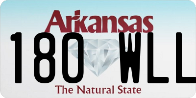 AR license plate 180WLL